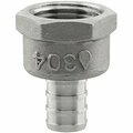Boshart Industries 3/4IN SS PEX X 3/4IN FPT ADAPTER PE-PS-FA07